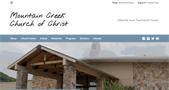 Desktop Screenshot of mtncreekcoc.com
